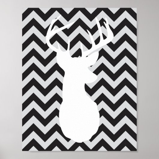 アヒル、トラック、バックス  Chevron プリントセット ポスター (正面)