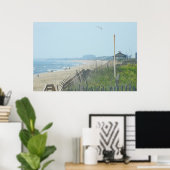 アヒル・ノースカロライナの海岸線 ポスター (ホームオフィス)