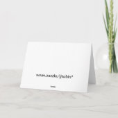 アヒル-ハッピーバースデー カード (裏面)