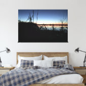 アヒル・ブラインドの静寂 キャンバスプリント (インサイチュ (寝室))