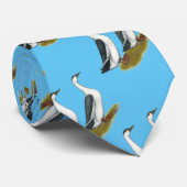 アヒル： ブルーマグピーズ ネクタイ (ロール)