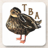 アヒル・プラスチック・コースター コースター (正面)