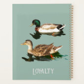 アヒル プランナー手帳 (裏面)