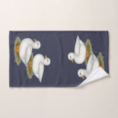 アヒル:ホワイトコール バスタオルセット (ハンドタオル)