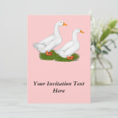 アヒル：ホワイトペキンズ 招待状 (スタンド正面)