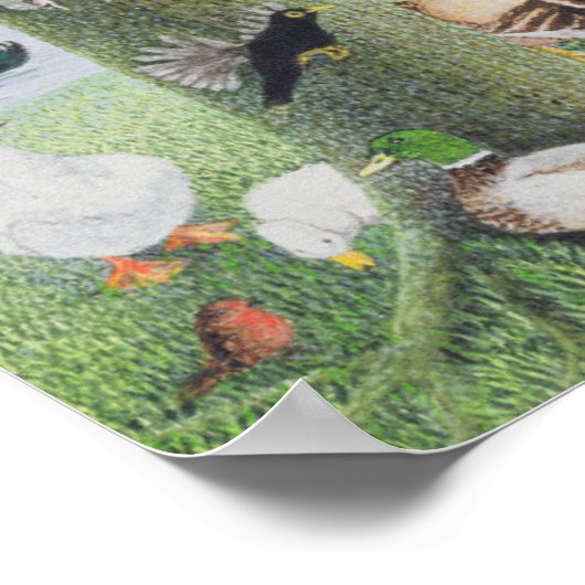 アヒル ポスター (角)