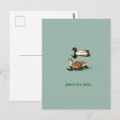 アヒル ポストカード (正面/裏面)