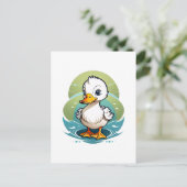 アヒル ポストカード (スタンド正面)