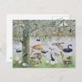 アヒル ポストカード (正面/裏面)