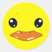 アヒル ラウンドシール (正面)