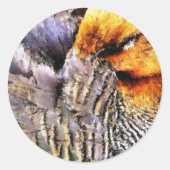 アヒル ラウンドシール (正面)