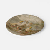 アヒル - ラウンドペーパープレート ペーパープレート (アングル)