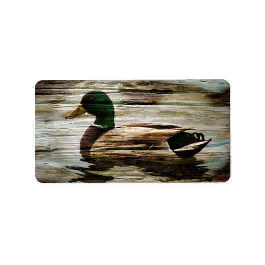 アヒル ラベル (正面)