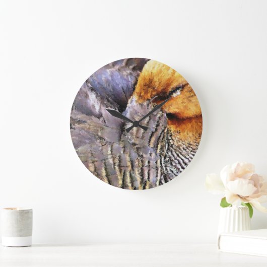 アヒル ラージ壁時計 (ホーム)