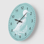 アヒル ラージ壁時計 (傾斜)