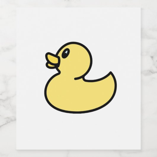 アヒル ワインラベル (シングルラベル)