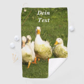 アヒル，住む，牧草地，動物，農場，田舎暮らし， g ゴルフタオル (インサイチュ)