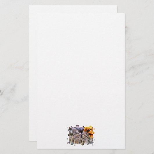 アヒル 便箋 (正面/裏面)