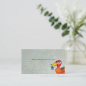 アヒル 名刺 (スタンド正面)