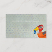 アヒル 名刺 (裏面)