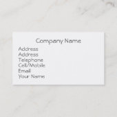 アヒル 名刺 (裏面)