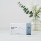 アヒル 名刺 (スタンド正面)