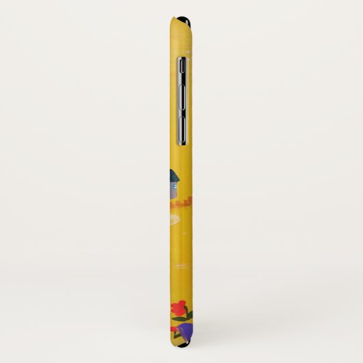 アヒル、城、花アクリル絵を描の Case-Mate iPhoneケース (裏面/左)