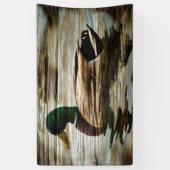 アヒル 横断幕 (縦)