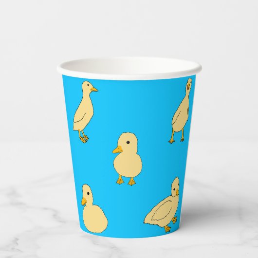 アヒル 紙コップ (裏面)