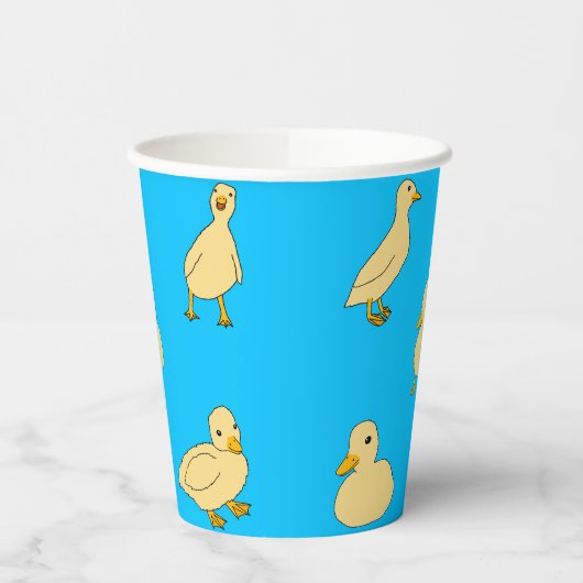 アヒル 紙コップ (左)