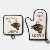 アヒル 鍋つかみ&鍋敷きセット (正面)