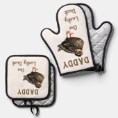 アヒル 鍋つかみ&鍋敷きセット (正面/裏面)