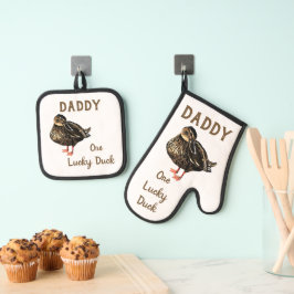 アヒル 鍋つかみ&鍋敷きセット