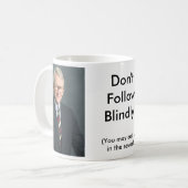 アヒル、riley_joe、Don'tFollowBlindly! コーヒーマグカップ (正面左)