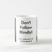 アヒル、riley_joe、Don'tFollowBlindly! コーヒーマグカップ (中央)