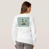 アヒル Tシャツ (裏面フル)