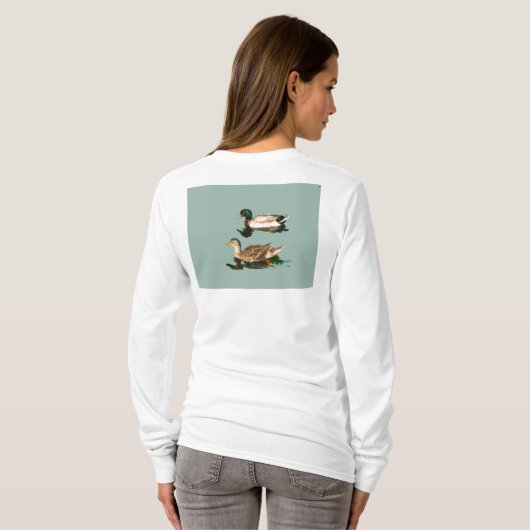 アヒル Tシャツ (裏面フル)