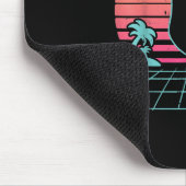 アヒルVaporwave Aestic 80sファーム動物農家ギフト マウスパッド (コーナー)