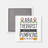 アビィセラピストハロウィーンの衣装カボチャの動作 マグネット (正面/裏面)