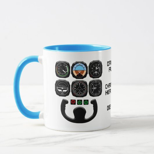 アビエユニークータとおもしろい マグカップ (左)