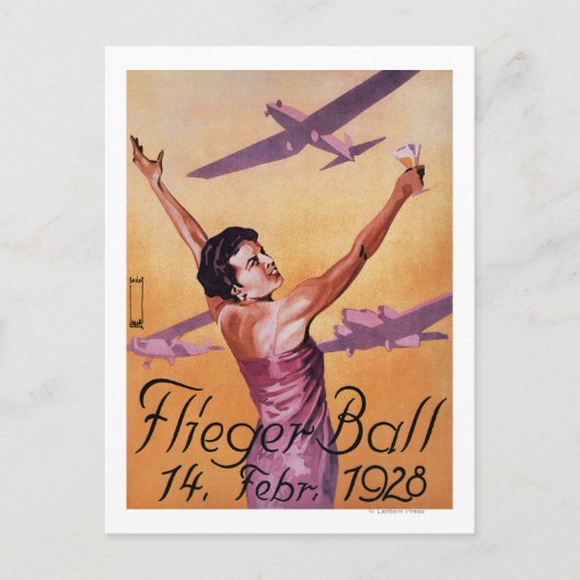 アビエーションショーアットホテルワグナープロモポスター ポストカード (正面)