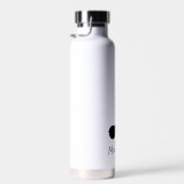 アビエータサングラスパイロット名飛んでいる飛行機 ウォーターボトル (右面)