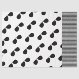 アビエータサングラスパターンパイロット飛行機飛んでいるT 薄葉紙