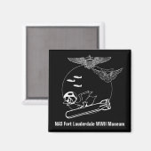 アビエーターアヒル マグネット (正面/裏面)