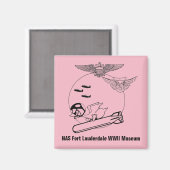 アビエーターアヒル マグネット (正面/裏面)