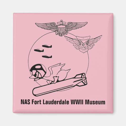 アビエーターアヒル マグネット (正面)