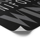 アビエーターアルファベットサブウェイアート ポスター (角)