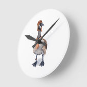 アビエーターグース ラウンド壁時計 (傾斜)