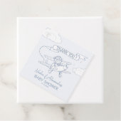 アビエーターパイロット飛行機貨物大切ベビーシャワー フェイバータグ (インサイチュ)