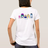 アビエーターフクロウ™ホットココアw.ミナオンフロント tシャツ (裏面)